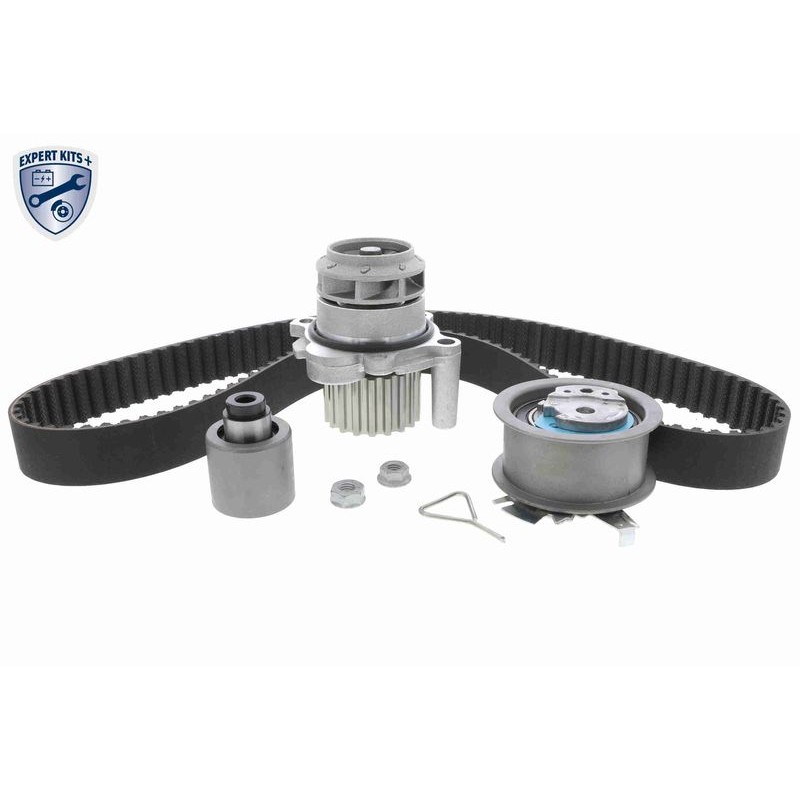 VAICO V10-50105-BEK Bomba de agua + kit correa distribución - 1