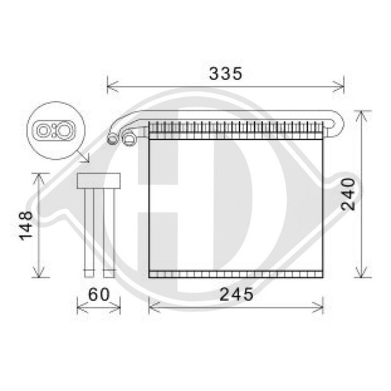 DIEDERICHS DCK1072 Compresor, aire acondicionado