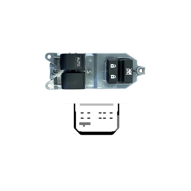 MIRAGLIO 121/TYB76002 Interruptor, elevalunas