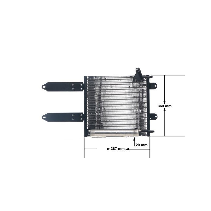 MAHLE AC 286 000S Condensador, aire acondicionado