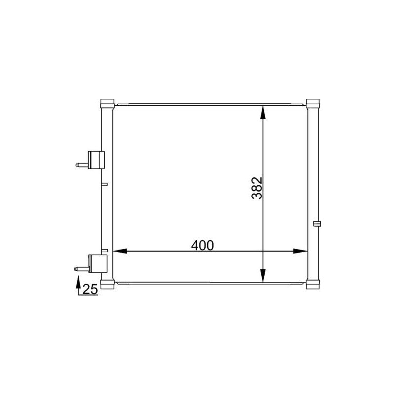 MAHLE AC 184 000S Condensador, aire acondicionado