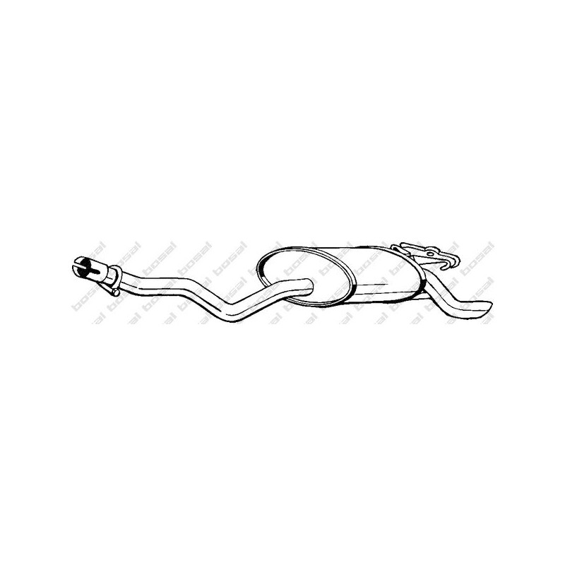 VAUNER 112.ME50038 Silenciador posterior - 1