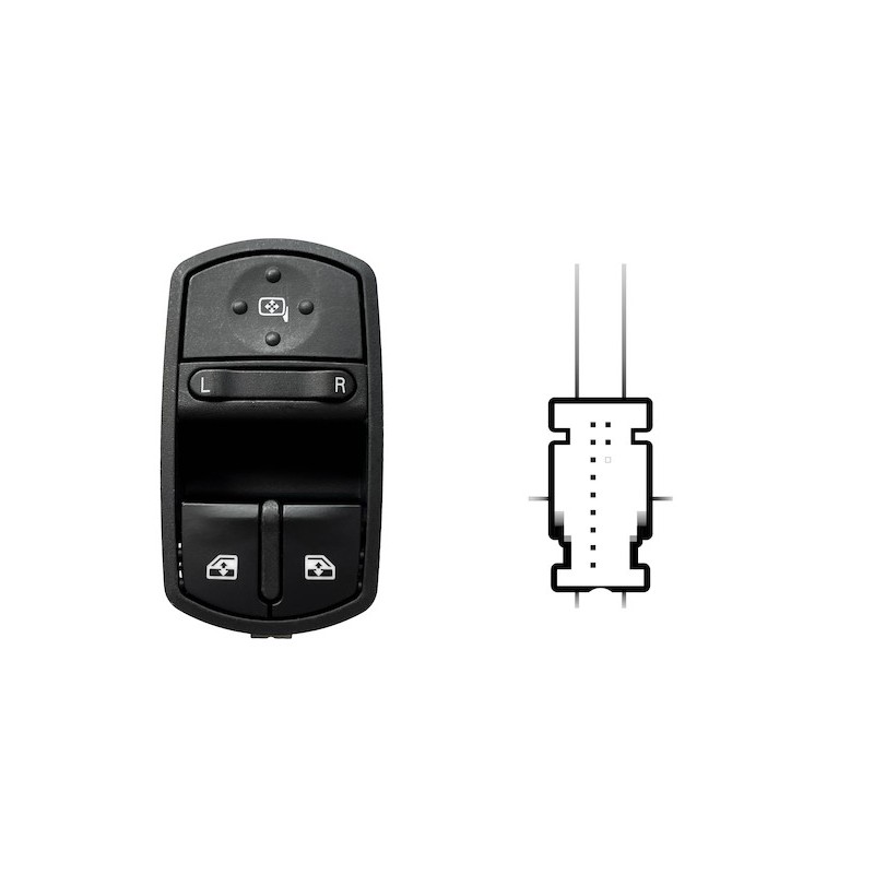 MEAT & DORIA 26499 Interruptor, elevalunas
