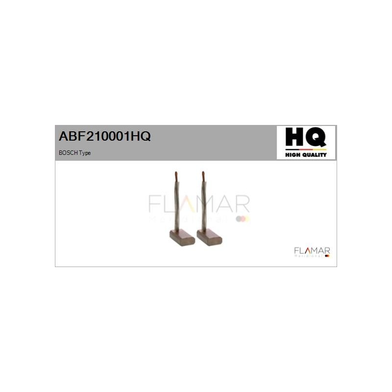 FLAMAR ABF210001HQ Escobilla de carbón, alternador - 1