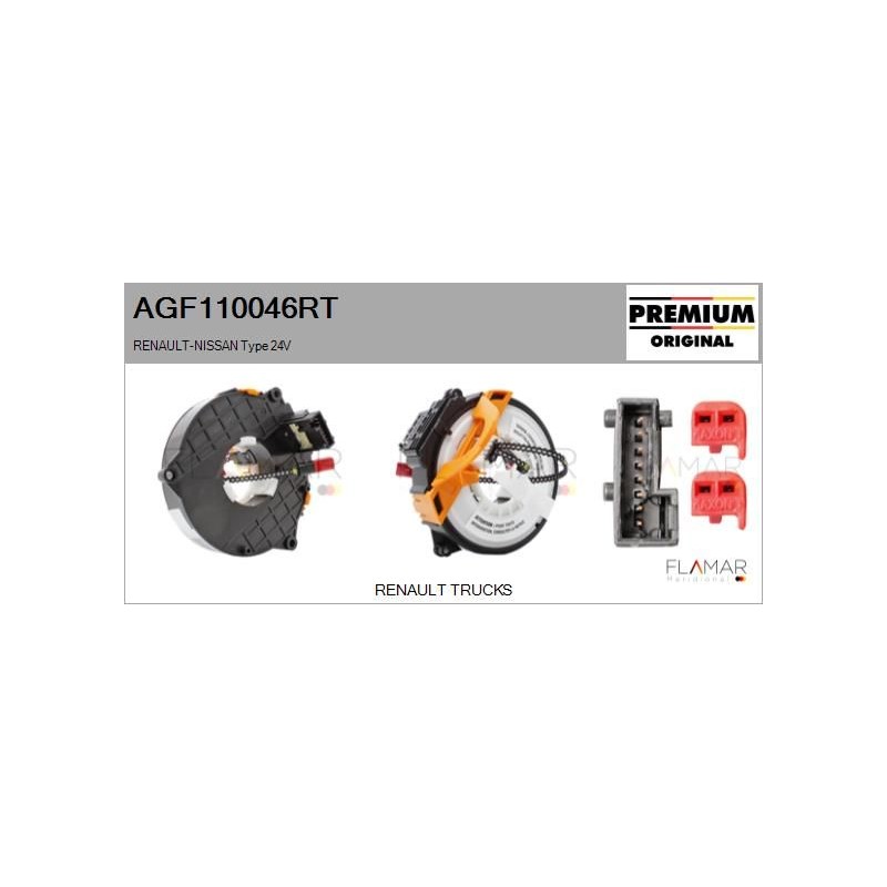 FLAMAR AGF110046RT Muelle espiral, airbag - 1