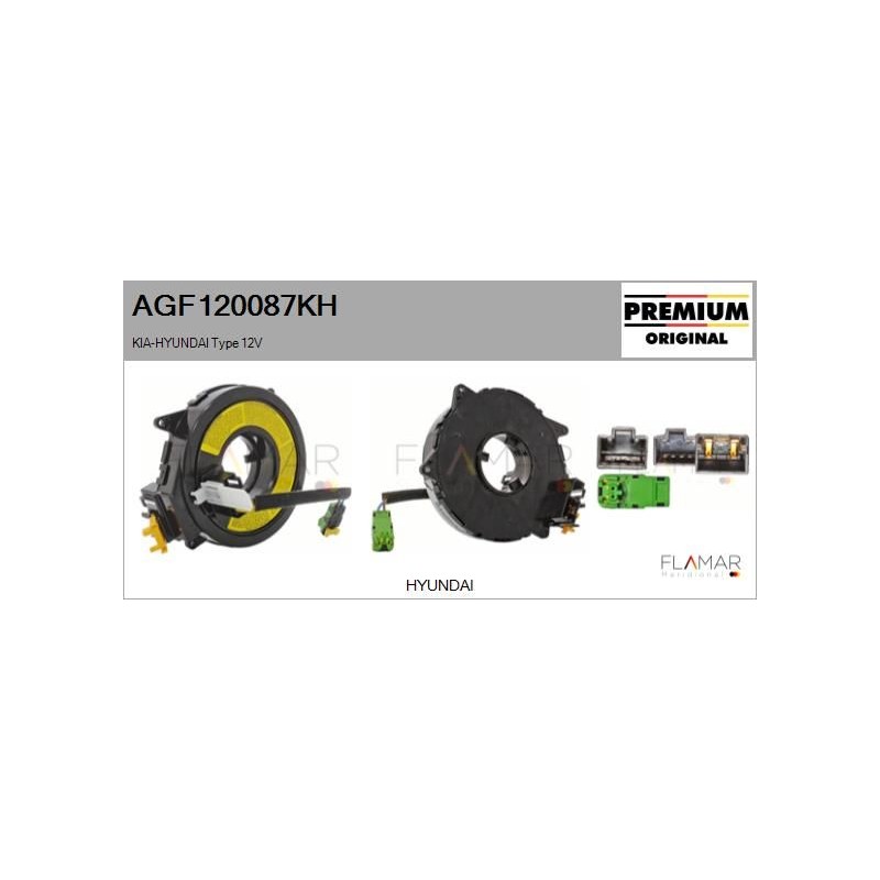 FLAMAR AGF120087KH Muelle espiral, airbag - 1