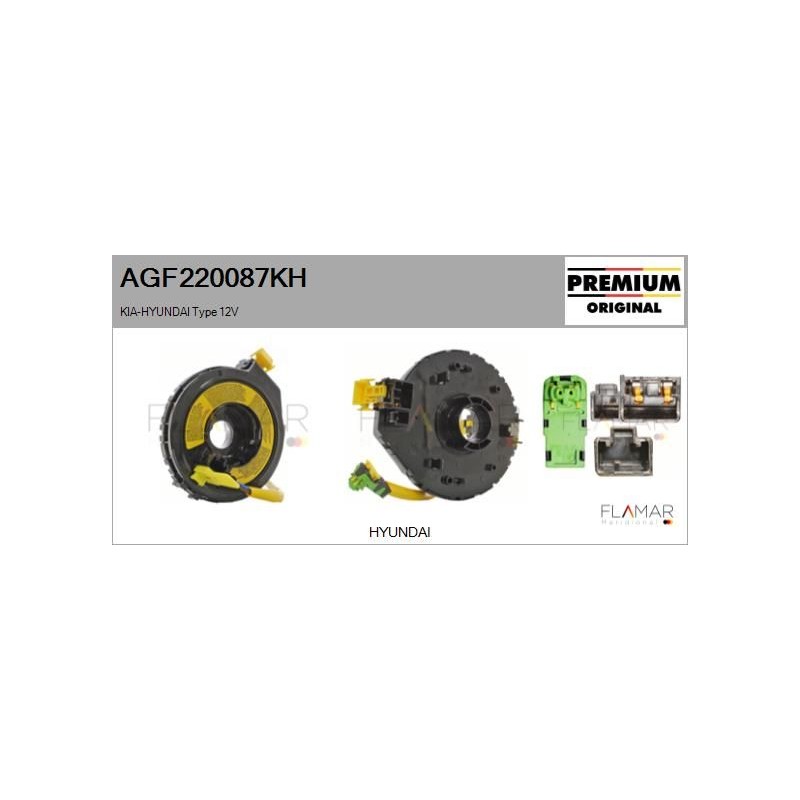 FLAMAR AGF220087KH Muelle espiral, airbag - 1