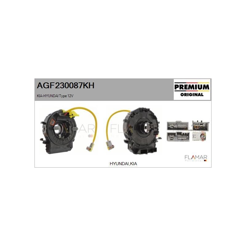 FLAMAR AGF230087KH Muelle espiral, airbag - 1