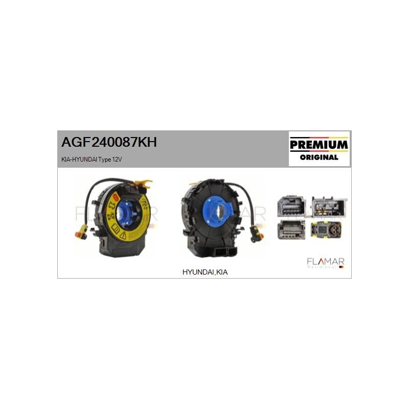 FLAMAR AGF240087KH Muelle espiral, airbag - 1
