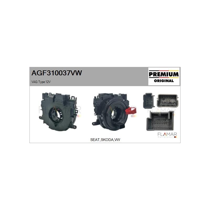 FLAMAR AGF310037VW Muelle espiral, airbag - 1