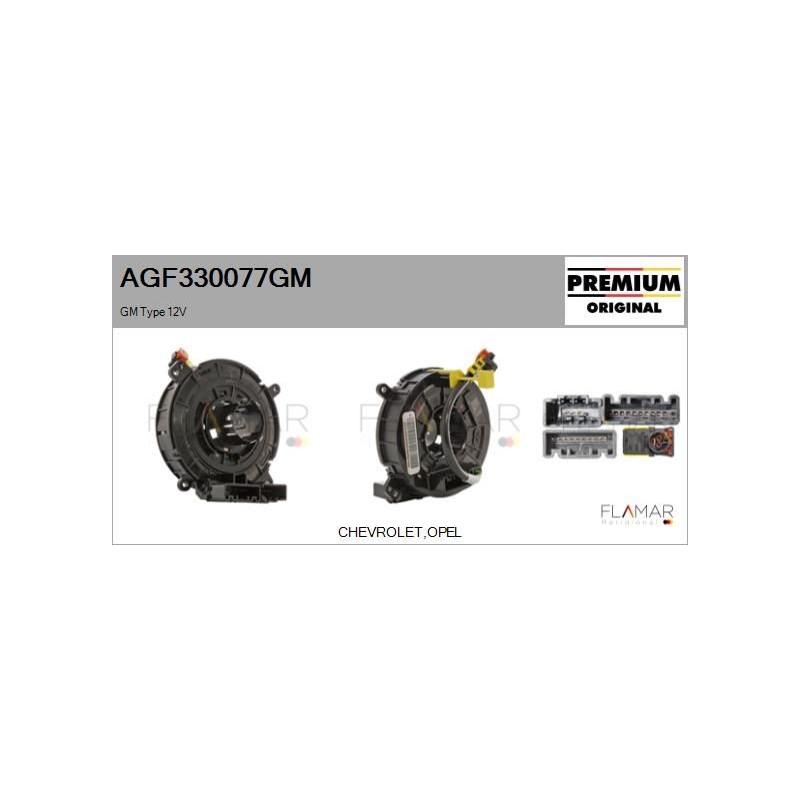 FLAMAR AGF330077GM Muelle espiral, airbag - 1