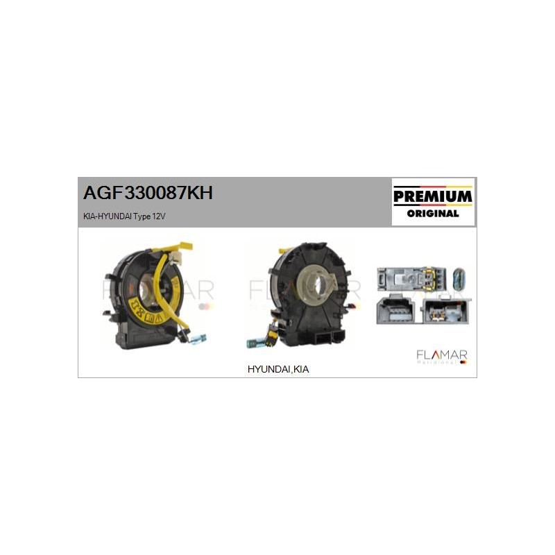 FLAMAR AGF330087KH Muelle espiral, airbag - 1