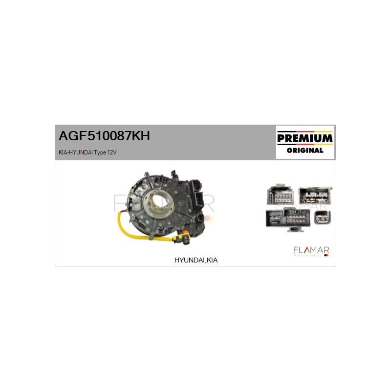 FLAMAR AGF510087KH Muelle espiral, airbag - 1