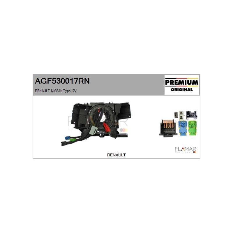 FLAMAR AGF530017RN Muelle espiral, airbag - 1
