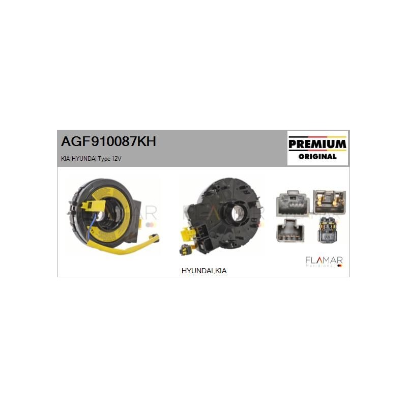 FLAMAR AGF910087KH Muelle espiral, airbag - 1