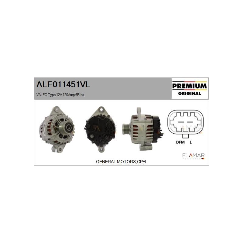 FLAMAR ALF011451VL Alternador - 1