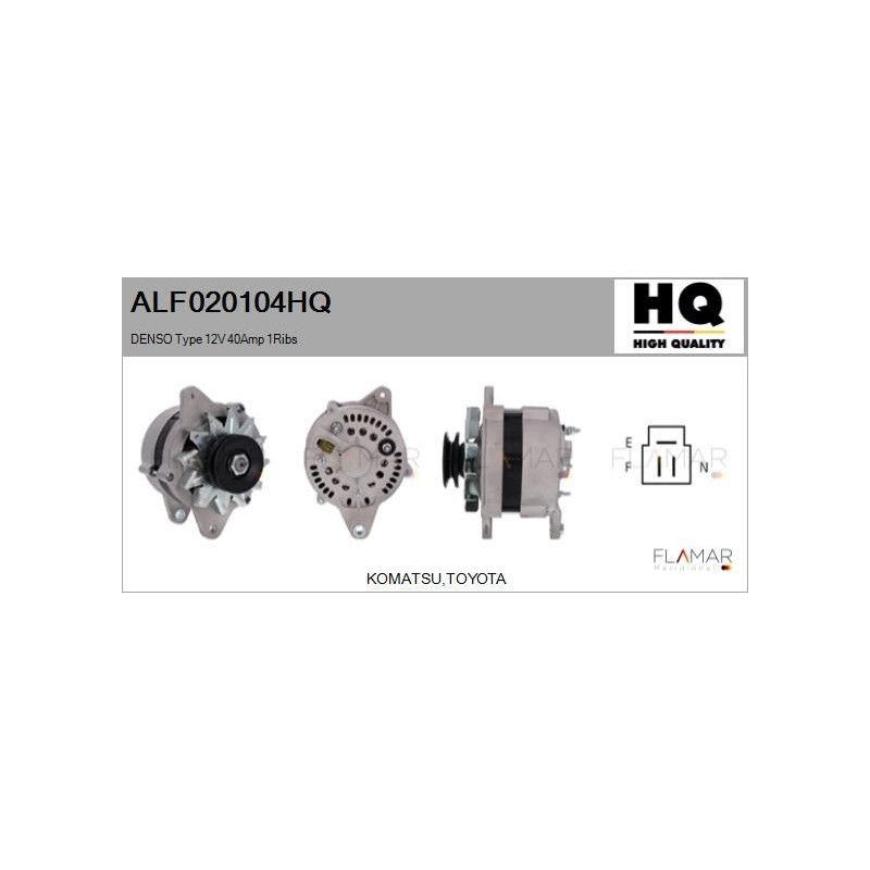 FLAMAR ALF020104HQ Alternador - 1