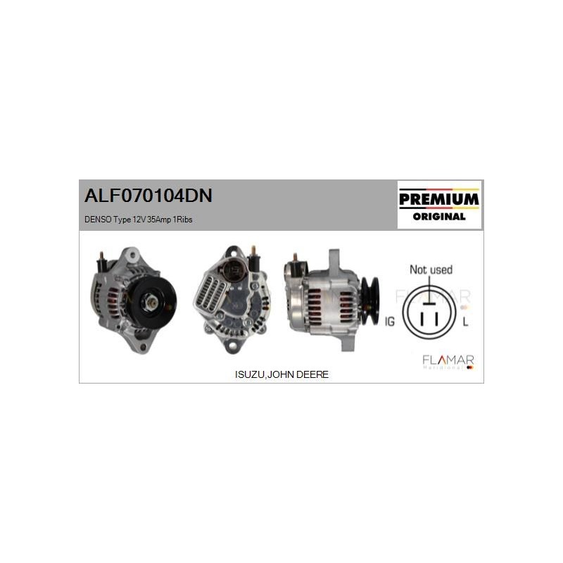 FLAMAR ALF070104DN Alternador - 1
