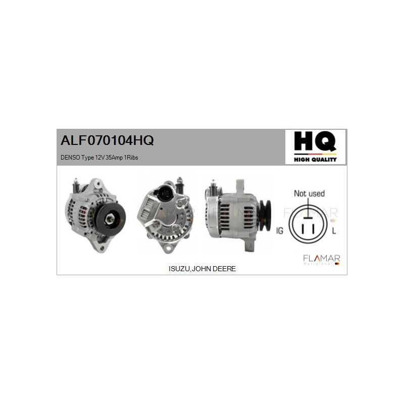 FLAMAR ALF070104HQ Alternador - 1