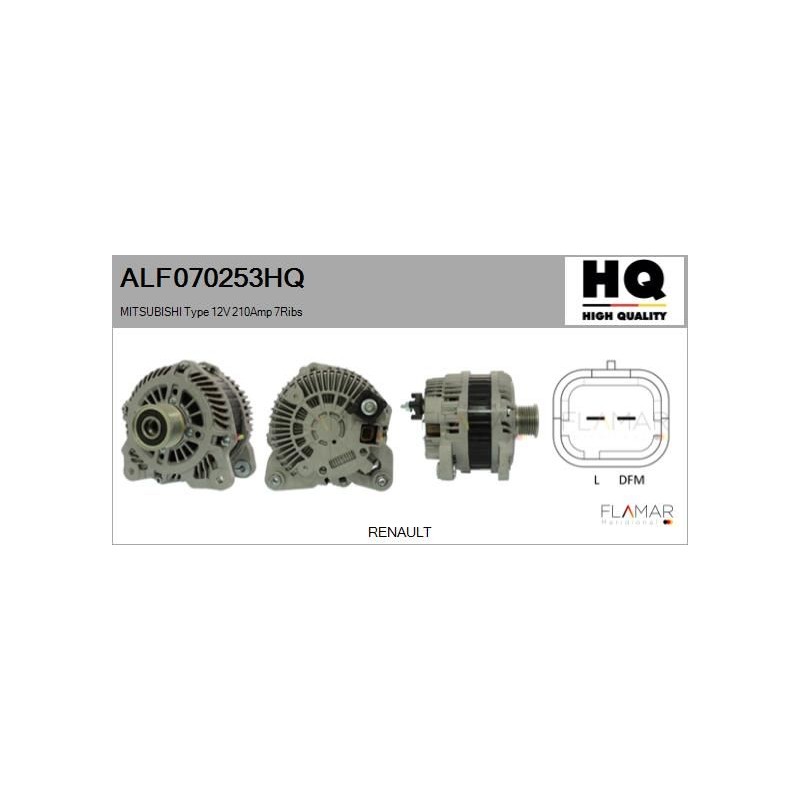 FLAMAR ALF070253HQ Alternador - 1