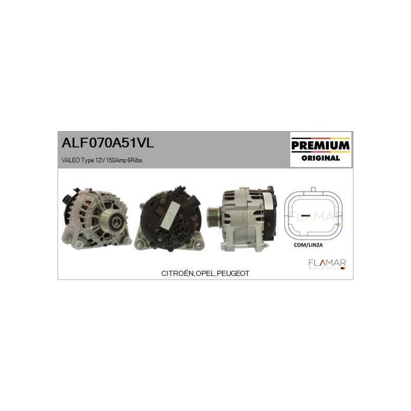 FLAMAR ALF070A51VL Alternador - 1