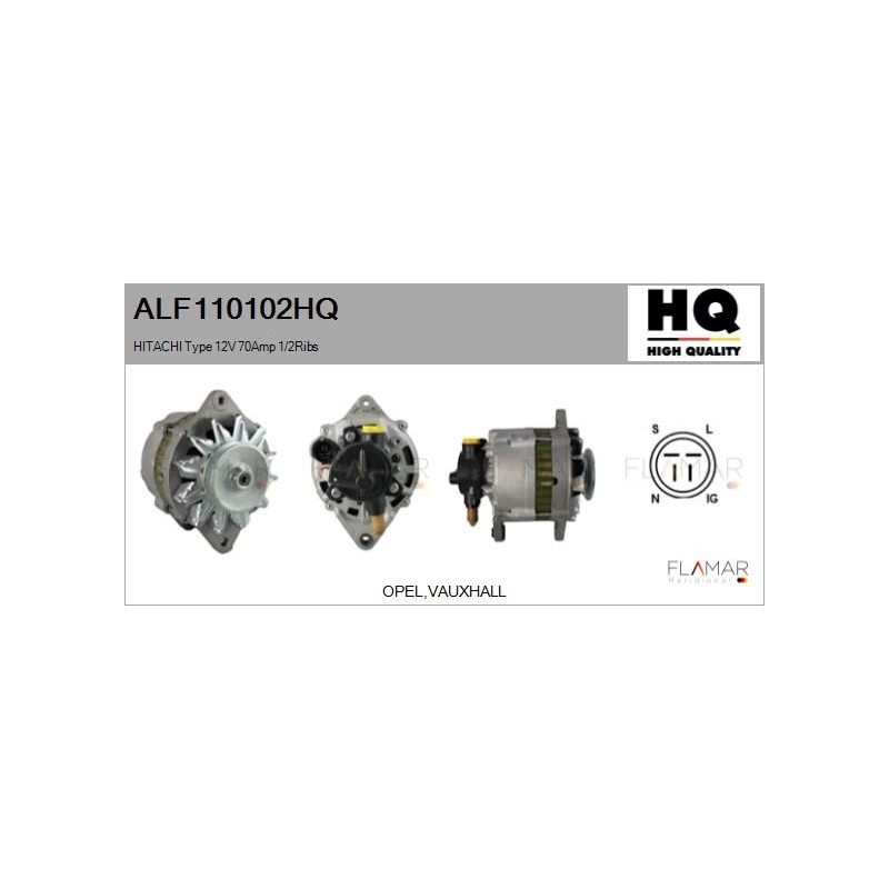 FLAMAR ALF110102HQ Alternador - 1