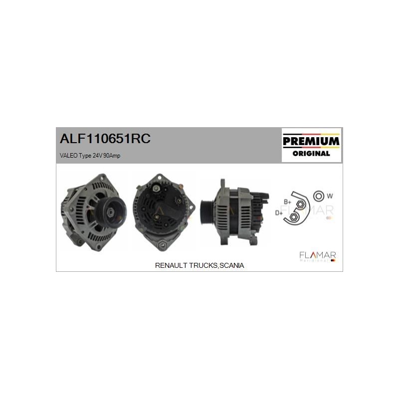 FLAMAR ALF110651RC Alternador - 1