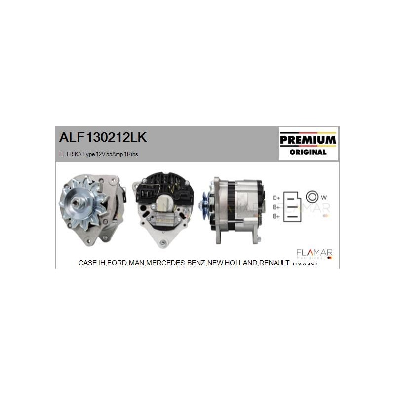 FLAMAR ALF130212LK Alternador - 1