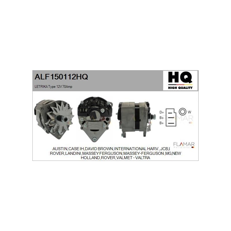 FLAMAR ALF150112HQ Alternador - 1
