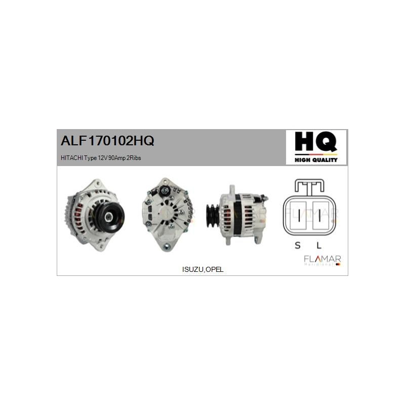 FLAMAR ALF170102HQ Alternador - 1