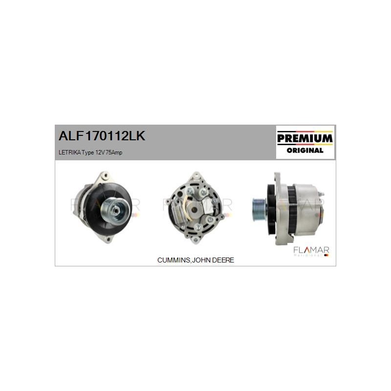 FLAMAR ALF170112LK Alternador - 1