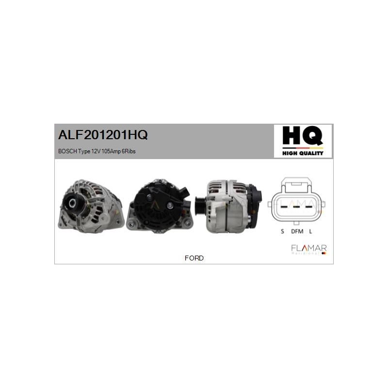 FLAMAR ALF201201HQ Alternador - 1