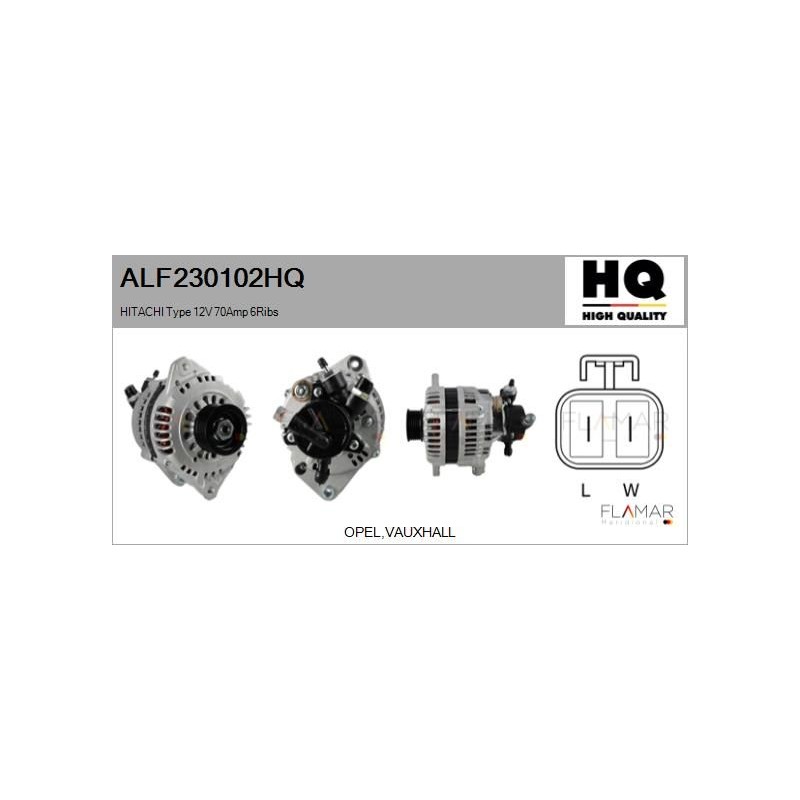 FLAMAR ALF230102HQ Alternador - 1