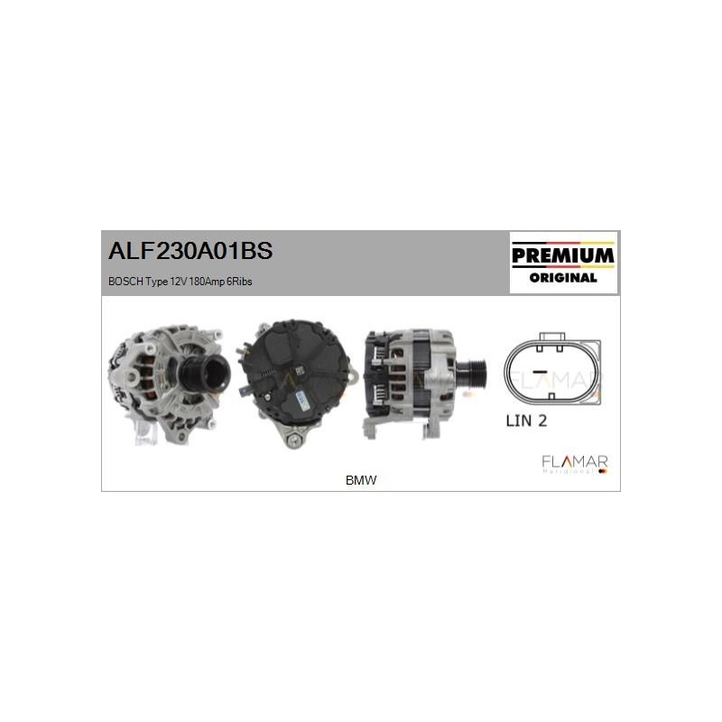 FLAMAR ALF230A01BS Alternador - 1
