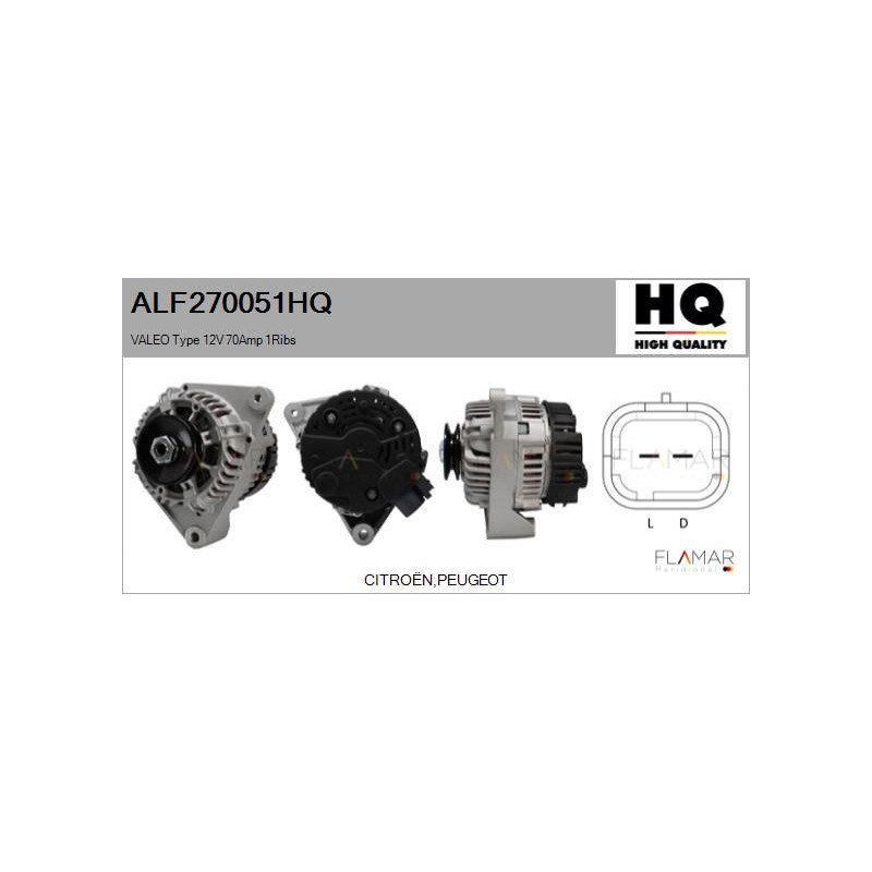 FLAMAR ALF270051HQ Alternador - 1