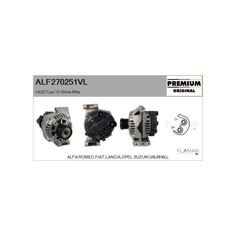 FLAMAR ALF270251VL Alternador - 1