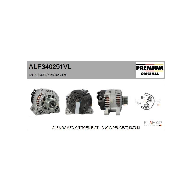 FLAMAR ALF340251VL Alternador - 1