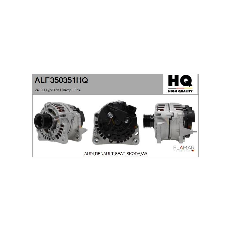 FLAMAR ALF350351HQ Alternador - 1