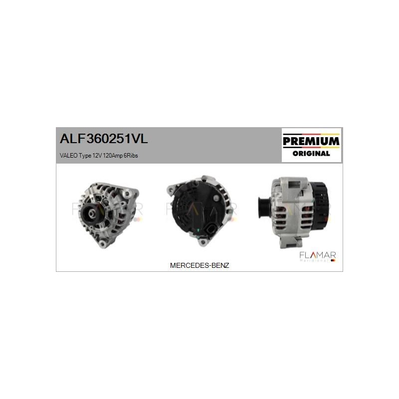 FLAMAR ALF360251VL Alternador - 1