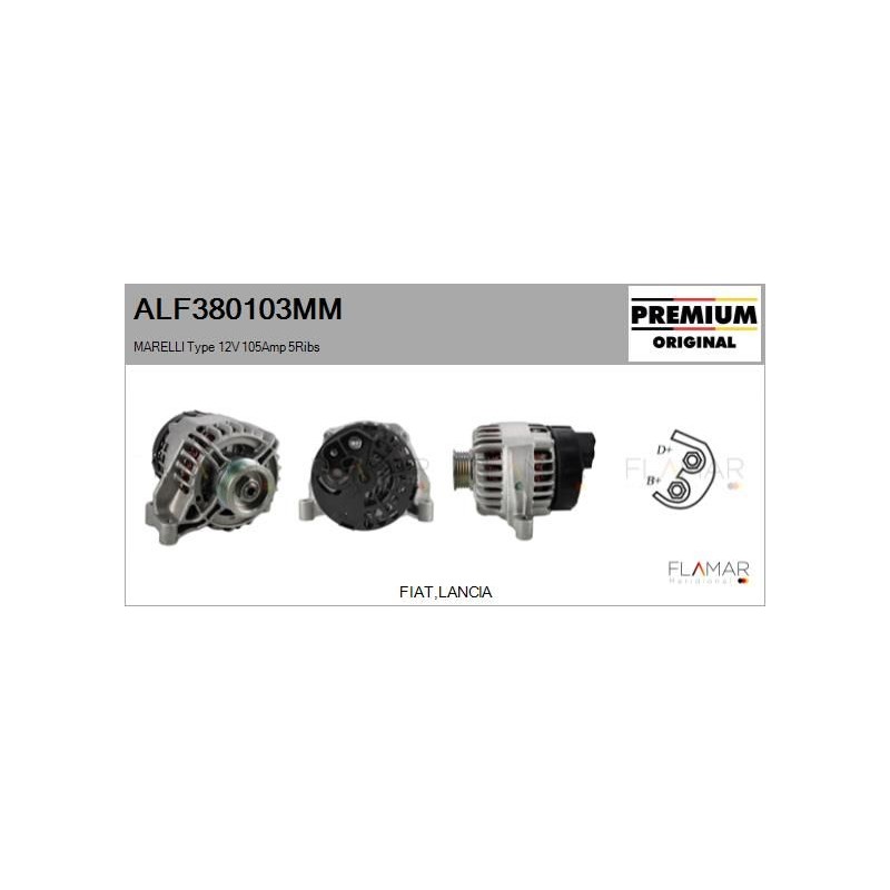 FLAMAR ALF380103MM Alternador - 1
