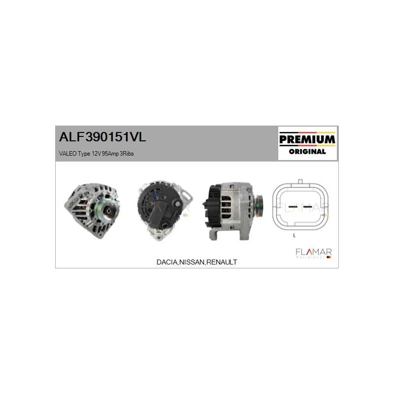 FLAMAR ALF390151VL Alternador - 1