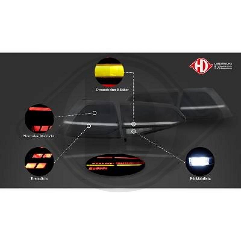 DIEDERICHS 2216496 Juego luz trasera - 1