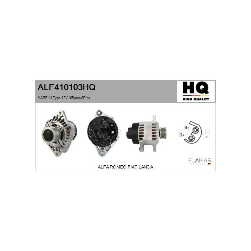 FLAMAR ALF410103HQ Alternador - 1