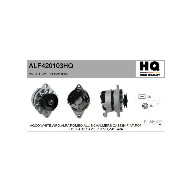 FLAMAR ALF420103HQ Alternador - 1