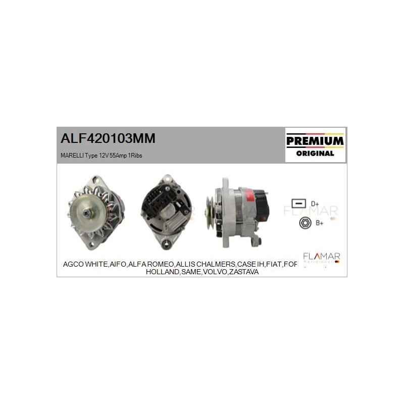 FLAMAR ALF420103MM Alternador - 1