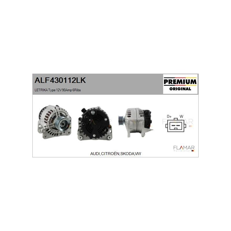 FLAMAR ALF430112LK Alternador - 1