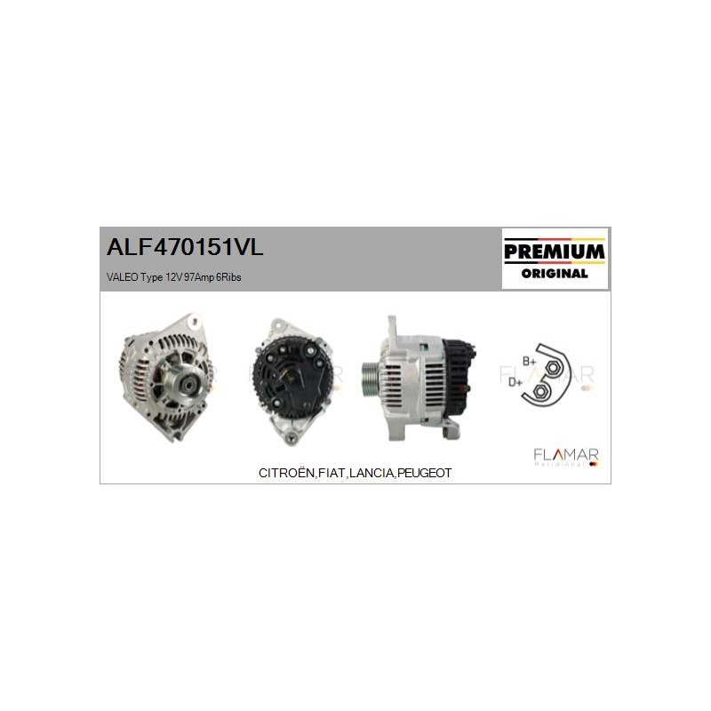 FLAMAR ALF470151VL Alternador - 1