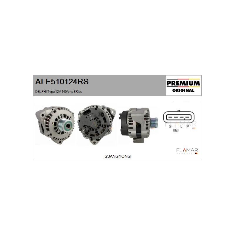 FLAMAR ALF510124RS Alternador - 1