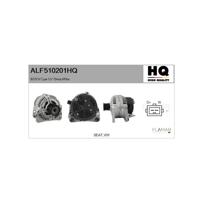 FLAMAR ALF510201HQ Alternador - 1