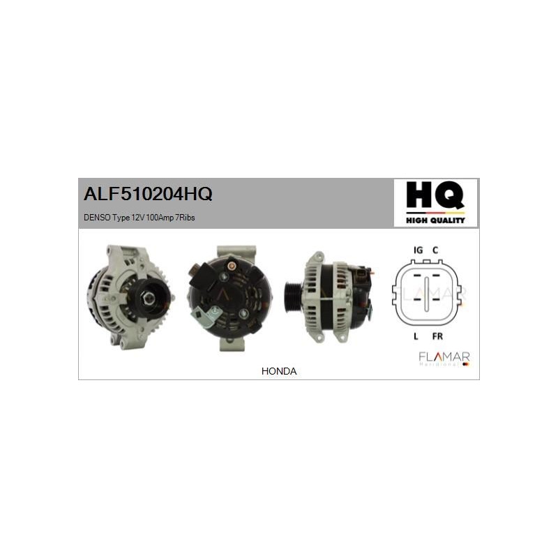 FLAMAR ALF510204HQ Alternador - 1